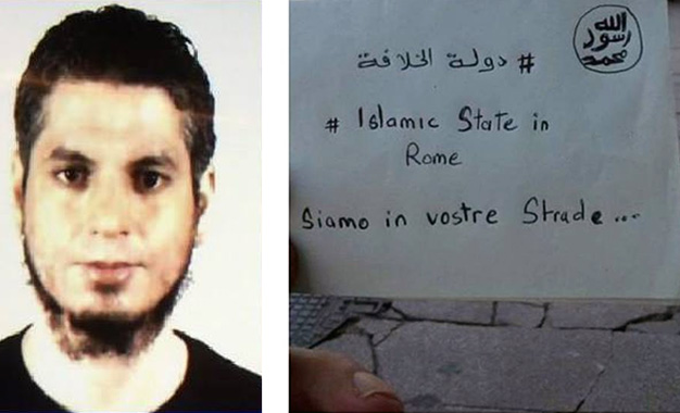 في اعترافات الإرهابي التونسي بإيطاليا : التخطيط لتفجير مطار عسكري وعدد من الثكنات والكنائس